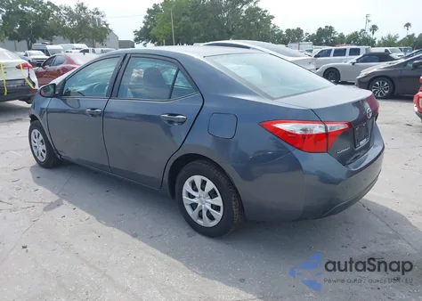 2016 Toyota Corolla L из США, поврежденный, VIN 2T1BURHE0GC542653